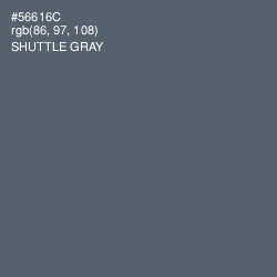 #56616C - Shuttle Gray Color Image